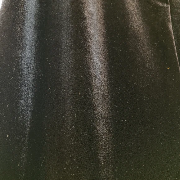 Susan Graver Black Velour Pants Medium - Picture 2 of 6